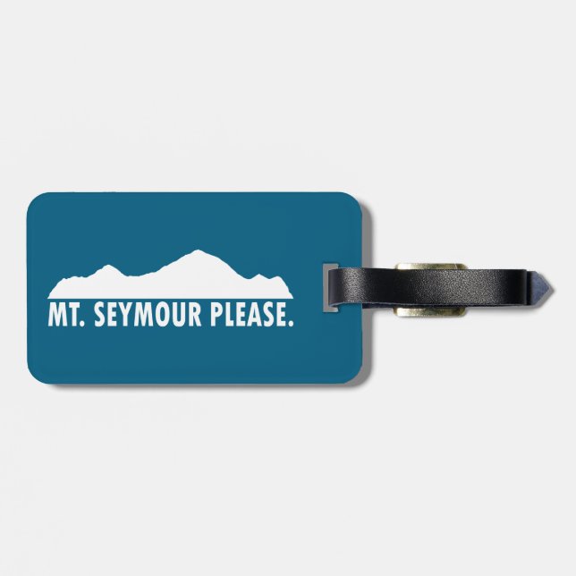 Mount Seymour Bitte Gepäckanhänger (Rückseite horizontal)