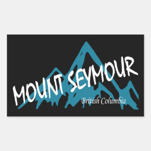 Mount Seymour Mountains Rechteckiger Aufkleber
