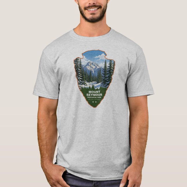Mount Seymour Provincial Park Arrowhead wird zu Mo T-Shirt (Vorderseite)