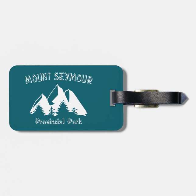 Mount Seymour Provincial Park Gepäckanhänger (Rückseite horizontal)