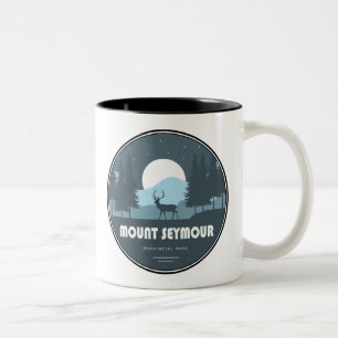 Mount Seymour Provincial Park Hirsche Zweifarbige Tasse