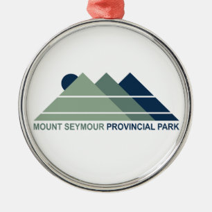 Mount Seymour Provincial Park Mountain Sun Ornament Aus Metall