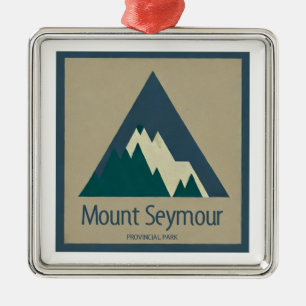 Mount Seymour Provincial Park Rustikal Ornament Aus Metall