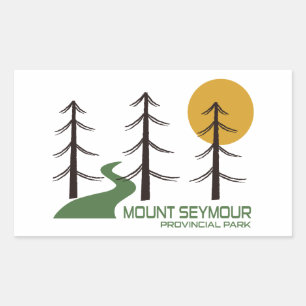 Mount Seymour Provincial Park Trail Rechteckiger Aufkleber