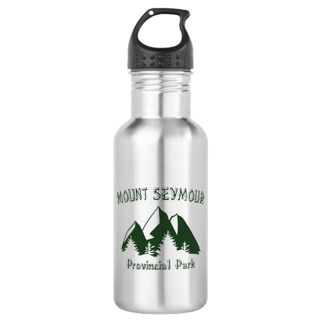 Mount Seymour Provincialpark Edelstahlflasche (Vorderseite)