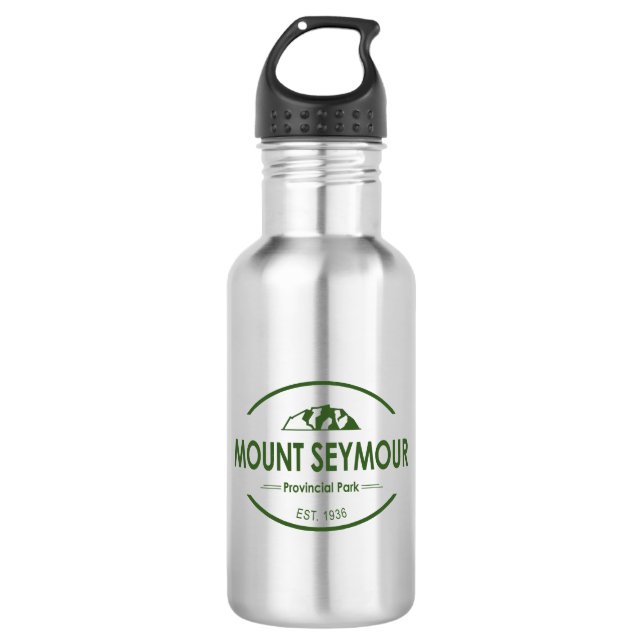 Mount Seymour Provincialpark Edelstahlflasche (Vorderseite)