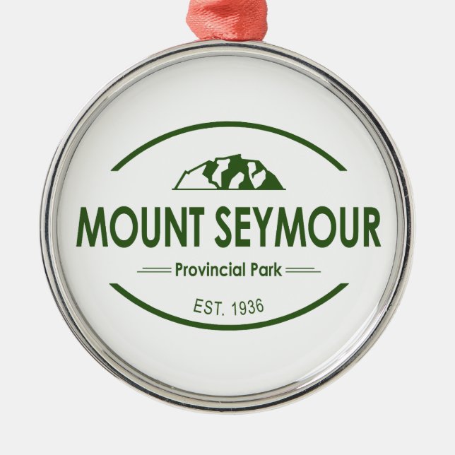 Mount Seymour Provincialpark Ornament Aus Metall (Vorne)