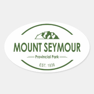 Mount Seymour Provincialpark Ovaler Aufkleber