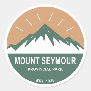 Mount Seymour Provincialpark Runder Aufkleber