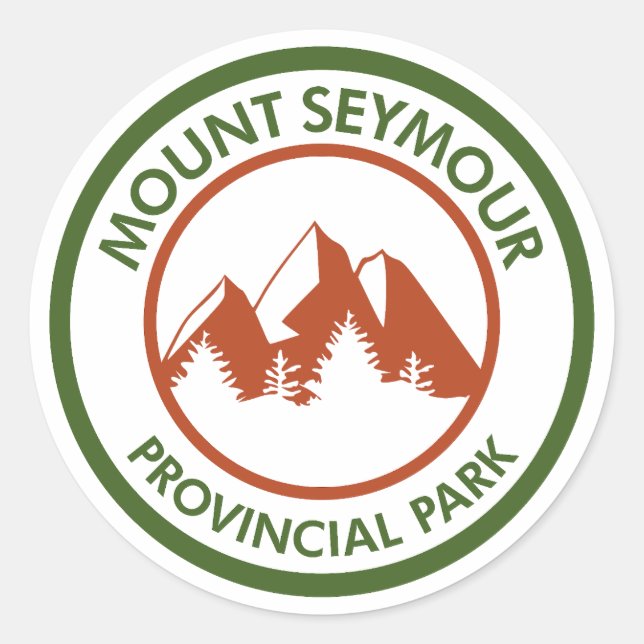 Mount Seymour Provincialpark Runder Aufkleber (Vorderseite)