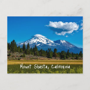 Mount Shasta California Postkarte