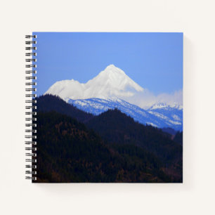 Mount Shasta im Frühling.. Notizbuch