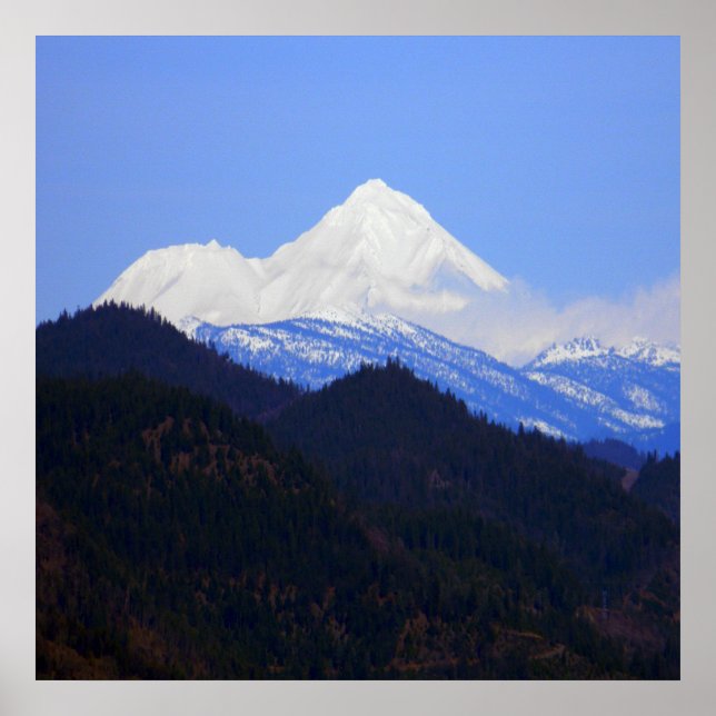 Mount Shasta im Frühling... Poster (Vorne)