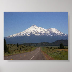 Mount Shasta, Kalifornien Poster