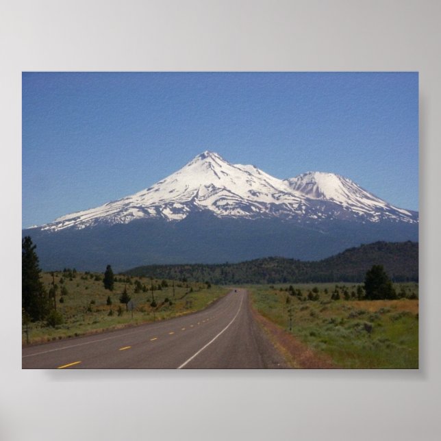Mount Shasta, Kalifornien Poster (Vorne)