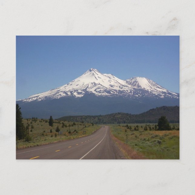 Mount Shasta, Kalifornien Postkarte (Vorderseite)