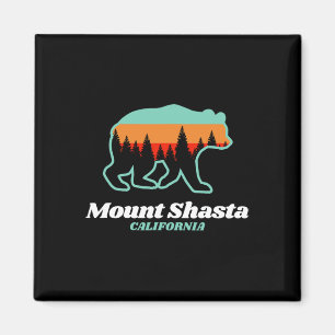 Mount Shasta Kalifornien Skifahren Snowboarden Bär Magnet
