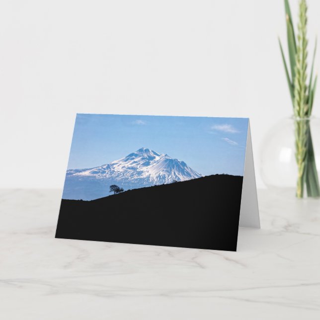 MOUNT SHASTA KARTE (Vorderseite)