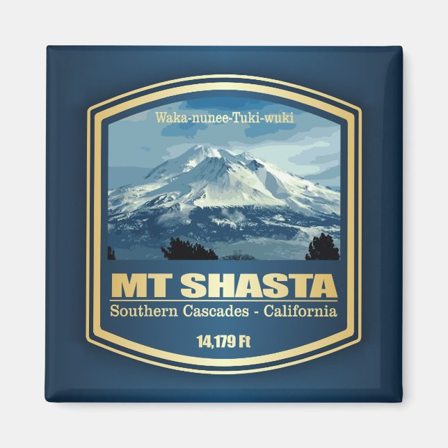 Mount Shasta (PF) Magnet (Vorne)