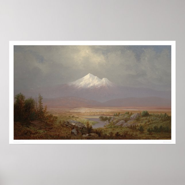 Mount Shasta und Shastina Lake (1151) Poster (Vorne)