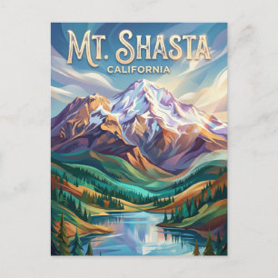 Mount Shasta USA Postkarte