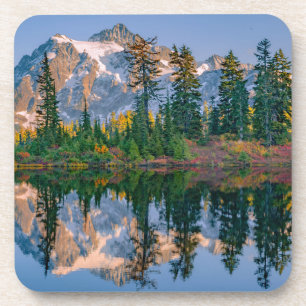 Mount Shuksan gespiegelt im Reflection Lake Getränkeuntersetzer