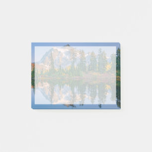 Mount Shuksan gespiegelt im Reflection Lake Post-it Klebezettel