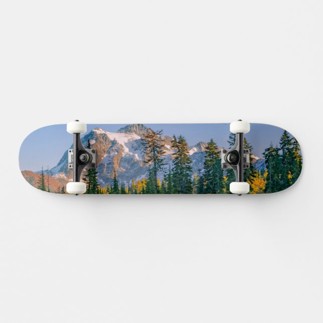 Mount Shuksan mirrored in Reflection Lake Skateboard (Horizontal)