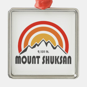 Mount Shuksan Ornament Aus Metall