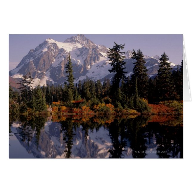 Mount Shuksan Reflection (Vorderseite (Horizontal))