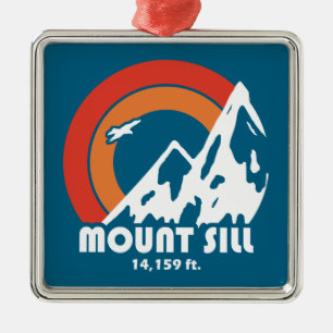 Mount Sill California Sun Eagle Ornament Aus Metall