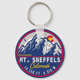 Mount Sneffels Colorado - 14er Fußgängerwanderung Schlüsselanhänger