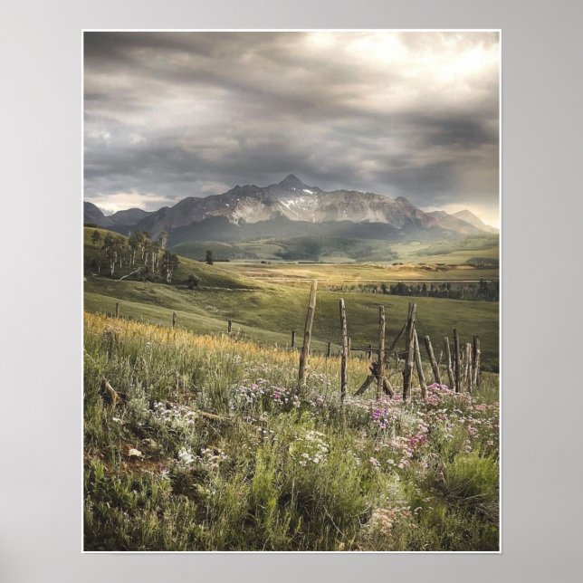 Mount Sneffels, Ouray Landkreis, Colorado Poster (Vorne)