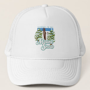 Mount Snow Vermont Ski-Logo. Truckerkappe