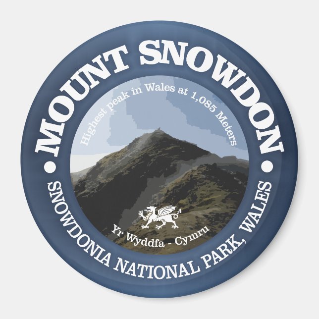 Mount Snowdon Magnet (Vorne)