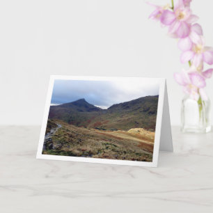 Mount Snowdon, Snowdonia-Nationalpark, Wales Karte