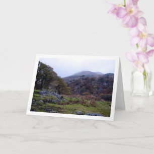 Mount Snowdon, Snowdonia-Nationalpark, Wales Karte