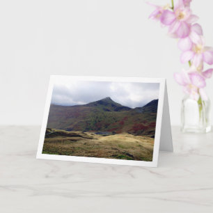 Mount Snowdon, Snowdonia-Nationalpark, Wales Karte