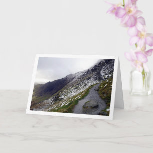 Mount Snowdon, Snowdonia, Wales, Vereinigtes König Karte