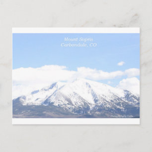 Mount Sopris Carbondale, CO Postkarte