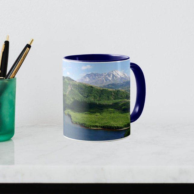 Mount St Helens Coldwater Lake Landschaft Tasse (In Situ)