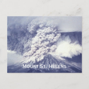 Mount St. Helens Eruption, 18. Mai 1980 Postkarte