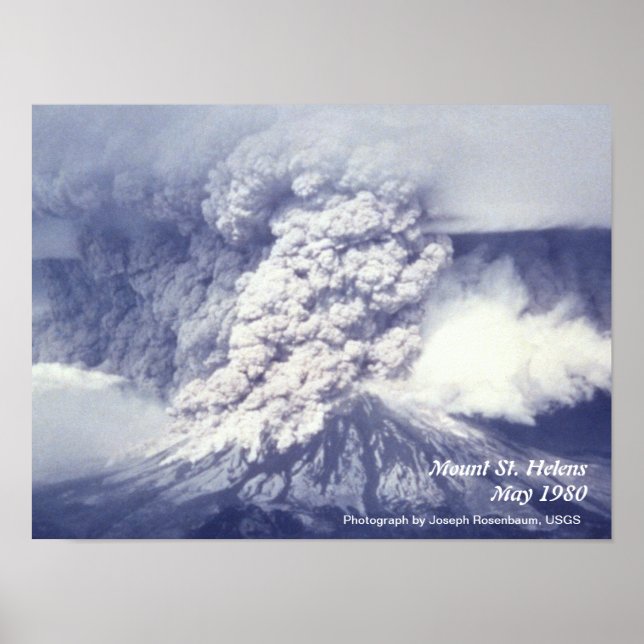 Mount St. Helens Eruption Poster (Vorne)
