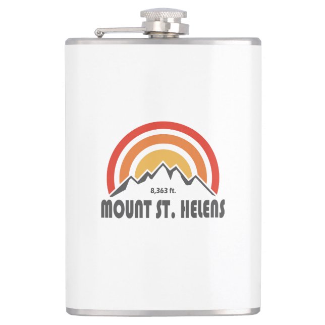 Mount St. Helens Flachmann (Vorderseite)