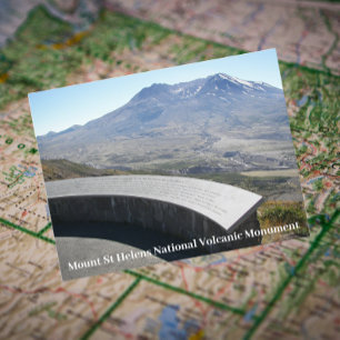 Mount St Helens National Volcanic Monument Reise Postkarte