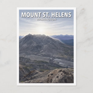 Mount St. Helens National Volcanic Monument Toutle Postkarte