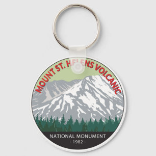 Mount St Helens Nationales Vulkanschutzgebiet Vint Schlüsselanhänger
