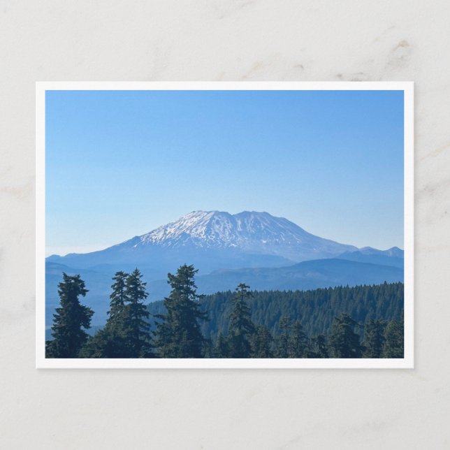 Mount St. Helens Postkarte (Vorderseite)