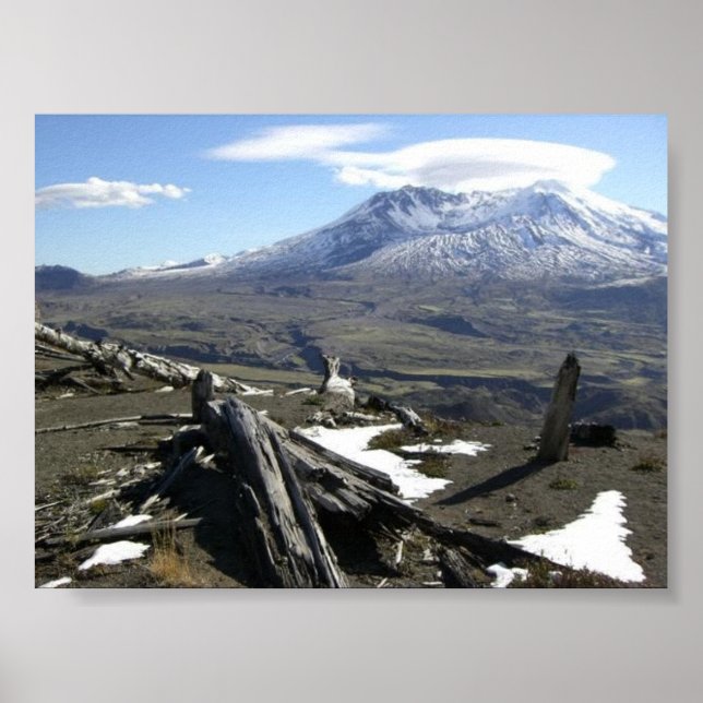 Mount St. Helens Print Poster (Vorne)