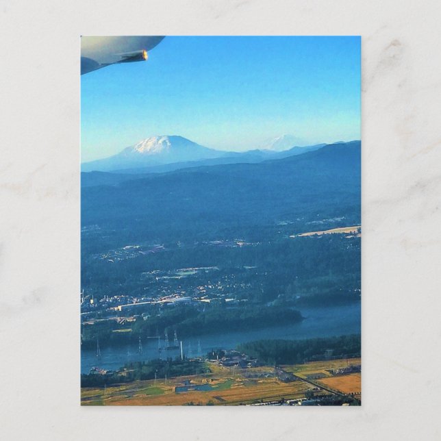 Mount St. Helens, Washington Postkarte (Vorderseite)